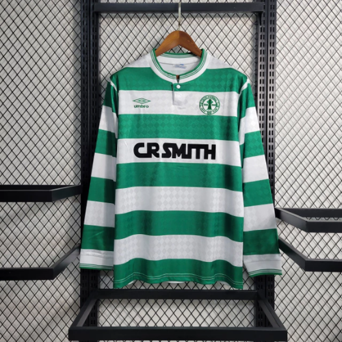 Camisa Retro Celtic FC Manga Longa - 87/88