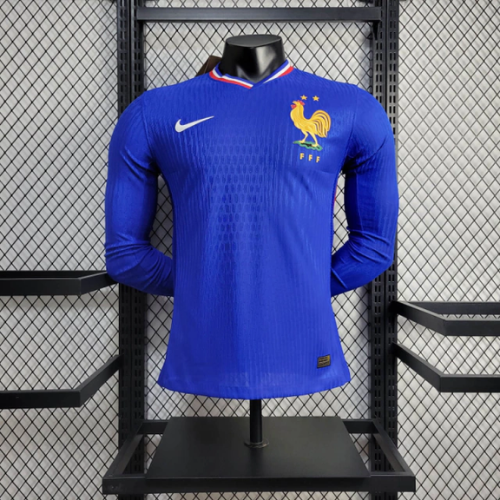 Camisa Seleção França Manga Longa Jogador - Eurocopa 2024