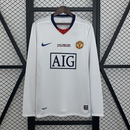 Camisa Retro Manchester United Away 08/09 Manga longa
