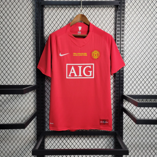Camisa Retro Manchester United Final Champions League - 07/08