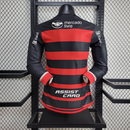 Camisa Flamengo Manga Longa Jogador Todos os Patrocínios - 24/25