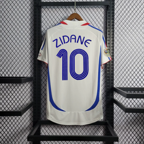 Camisa Retro Seleção França II #10 Zidane - 2006