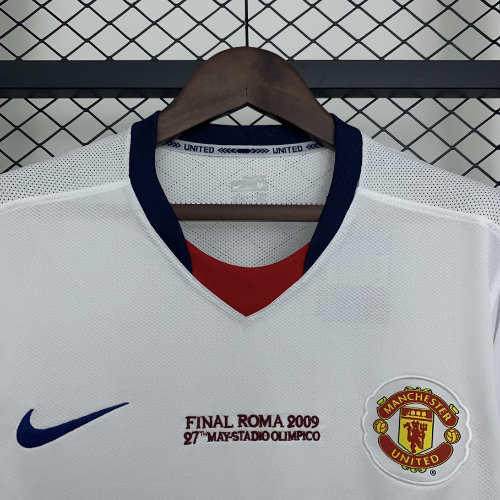 Camisa Retro Manchester United Away 08/09 Manga longa