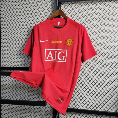 Camisa Retro Manchester United Final Champions League - 07/08