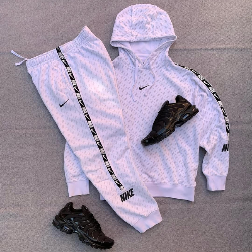 Conjunto Moletom NK + Tênis NK TN Plus Black