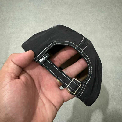 Boné Wats Six Panel Tag Preto