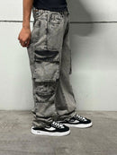 Calça Cargo Double Stone Black