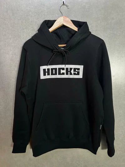 Moletom Canguru Hocks Lettering Box Preto