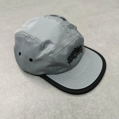 Boné Five Panel Trip Side Simbolos Cinza