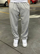 Calça de Moletom Baggy Cinza Mescla Basic