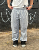 Calça Moleton Baggy Mj Cinza