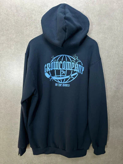 Moletom Canguru Grow On The World Azul Marinho