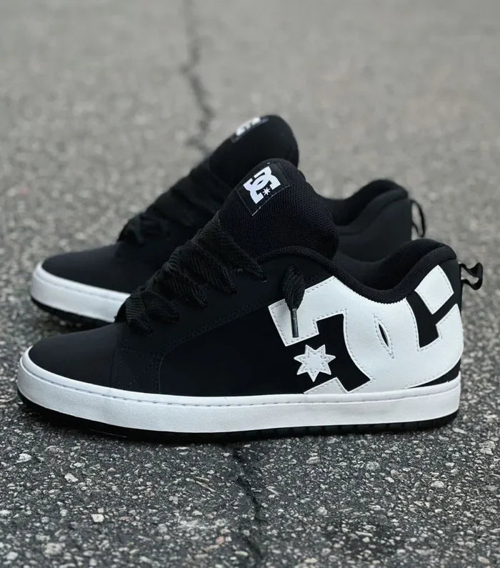 Dc Shoes New Court Graffik Sd Black White