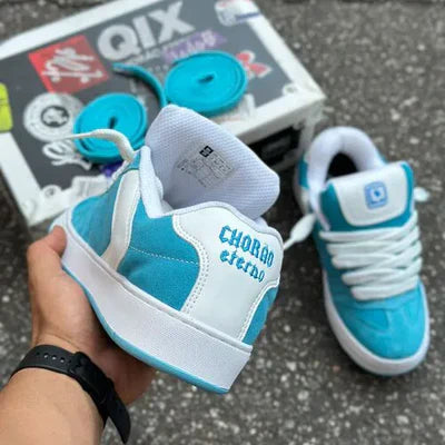 Qix Chorão Lado B Turquesa Azul/Branco